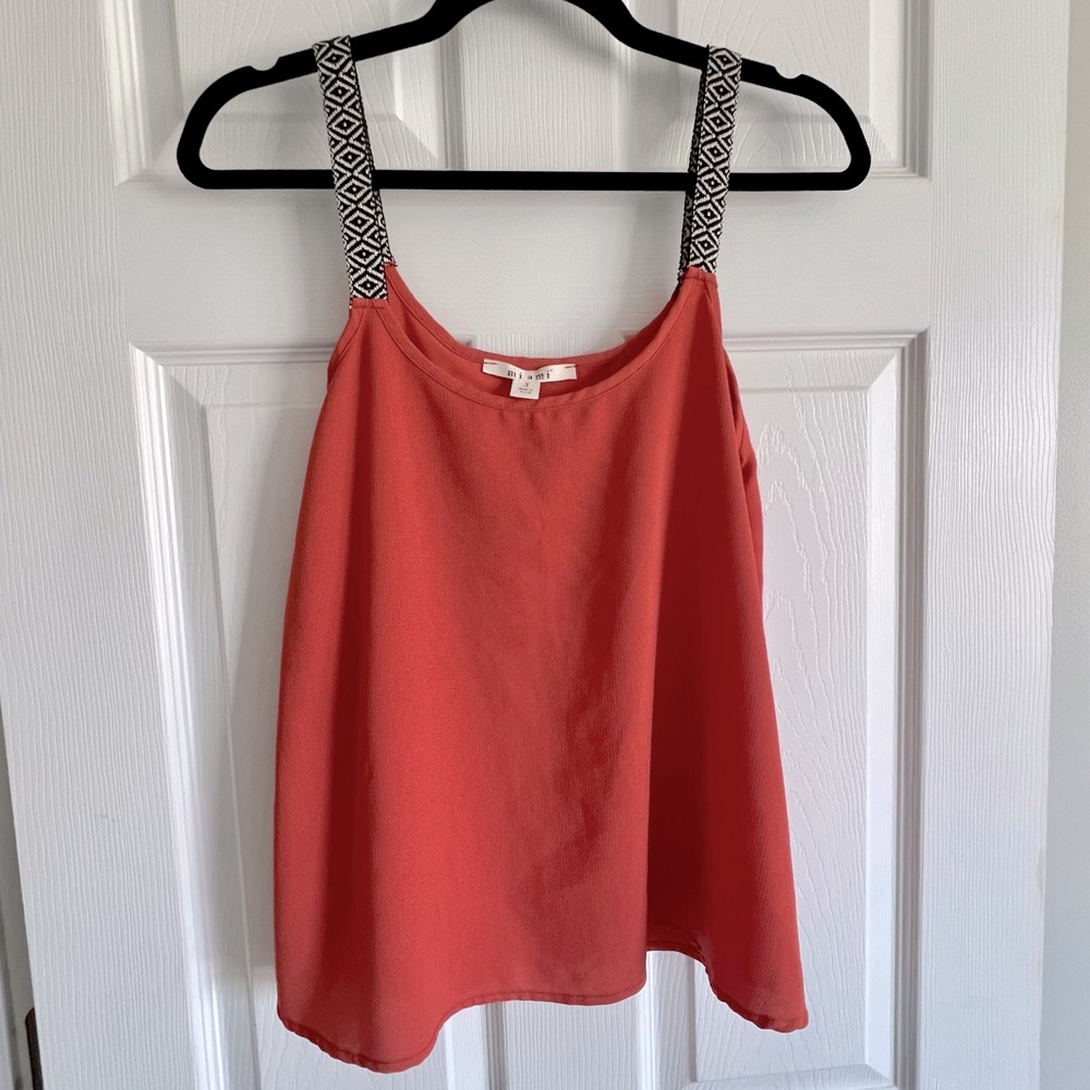 Open back tank top